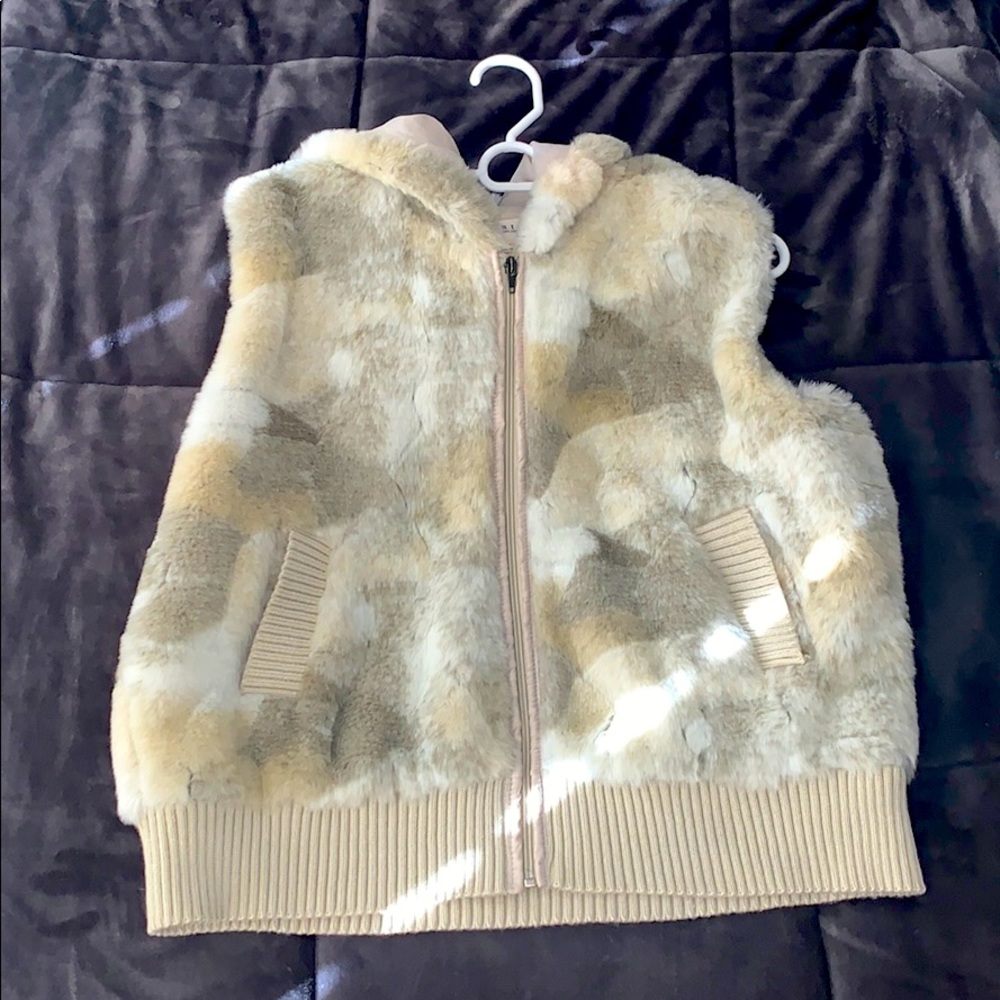 Maurices faux fur vest. Cozy!